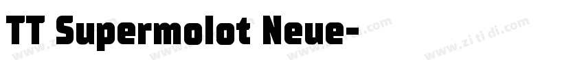 TT Supermolot Neue字体转换